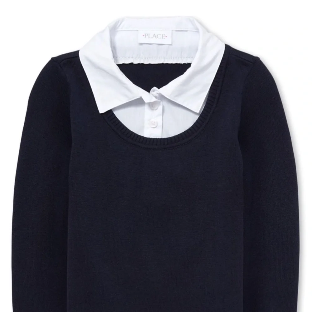 The Children’s Place Girls Uniform 2 in 1 Sweater